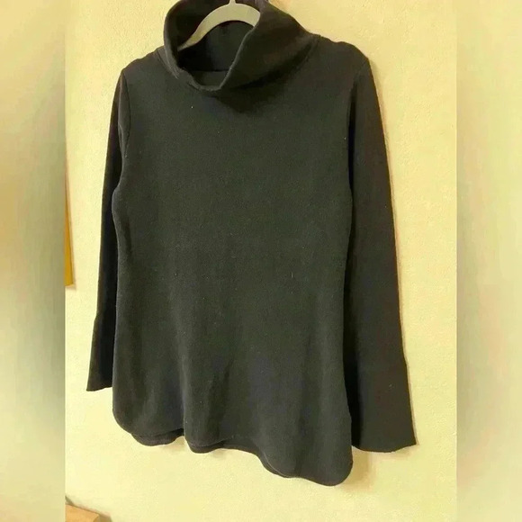 Burgess Lauren tunic mockneck sweater cotton + cashmere size small - Picture 5 of 10